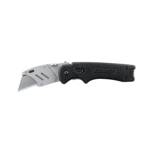 COAST 20464 Razor Knife Double Lock Pro 6.81" Folding Black Black