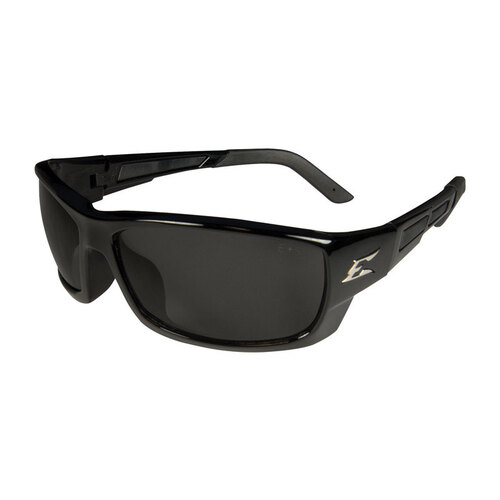 EDGE PM116 MAZENO Series Non-Polarized Slim-Fit Safety Glasses, Nylon Frame, Black Frame, UV Protection: Yes