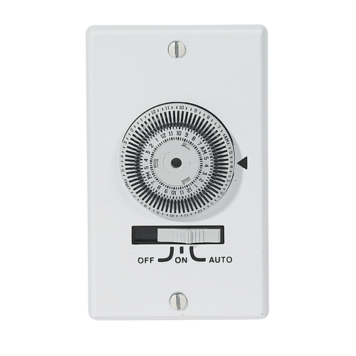 Timer Indoor 120 V White White