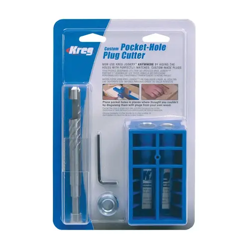 Plug Cutter 3/8" X 9-1/4" L Steel Custom Pocket-Hole