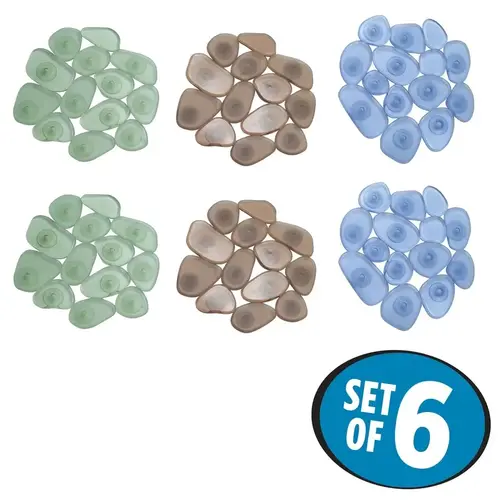 Shower and Bath Treads Assorted PVC 0.125" H X 5" L Assorted