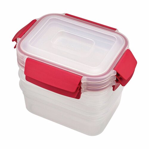 Food Storage Container Set Nest 37 oz Clear Clear