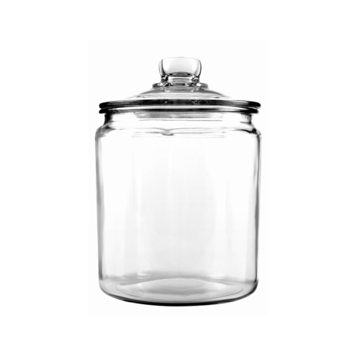 ANCHOR HOCKING 85545AHG17 Storage Jar 1/2 gal Clear Clear