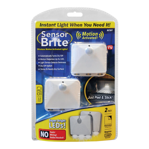 Sensor Brite SBL-MC6B Night Light w/Sensor As Seen On TV Automatic Battery Powered LED White