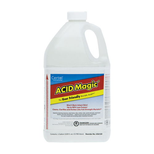 Acid Magic USA/128-1EA-XCP4 Muriatic Acid 1 gal Liquid - pack of 4