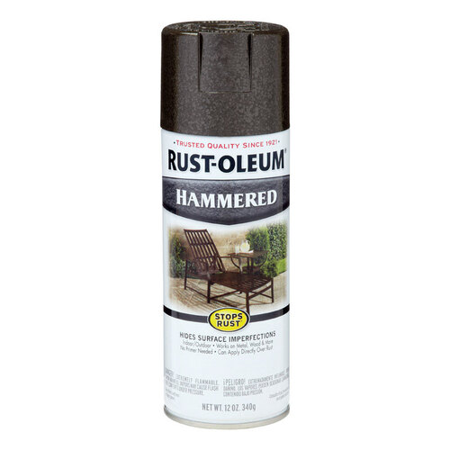RustOleum 7218830 Spray Paint Stops Rust Hammered Dark Bronze 12 oz