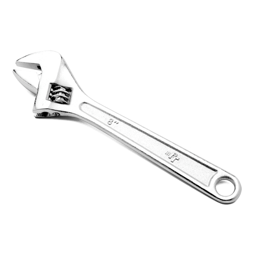 Adjustable Wrench 8" L Silver