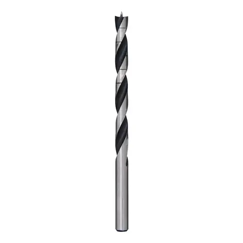 Drill Bit 1/8" S X 2-3/4" L High Speed Steel Brad Point Polished