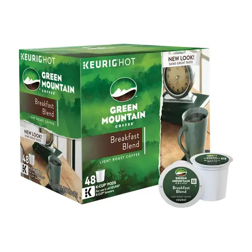 Coffee K-Cups Green Mountain Coffee Breakfast Blend