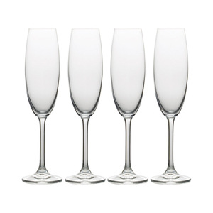 Mikasa 5191918 Champagne Flutes Julie 8 oz Clear Crystal Clear