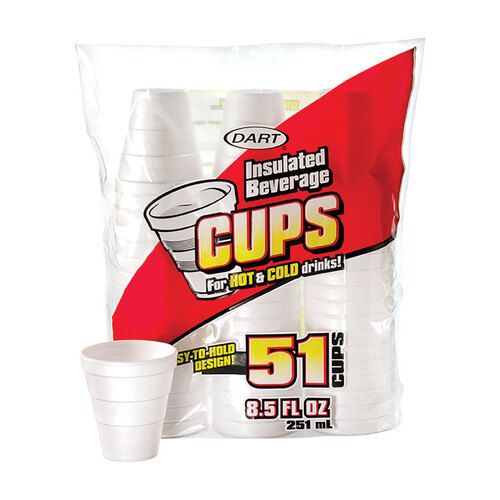 DART 8RP51-XCP24 Beverage Cups Insulated - pack of 24