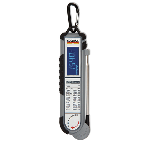 Maverick PT-100BBQ Meat Thermometer Pro-Temp Digital Silver
