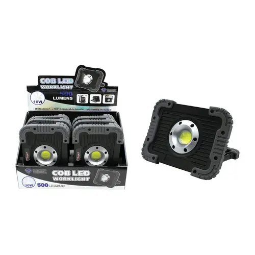 COB LED Work Light Black