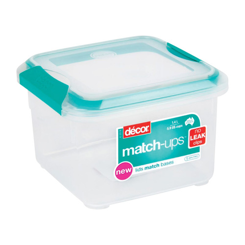Food Storage Container Match-Ups 5.9 cups Clear Clear