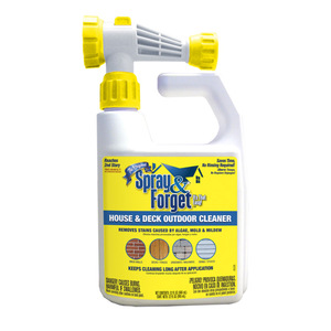Spray & Forget SFDHEQ06 House and Deck Cleaner 32 oz Liquid