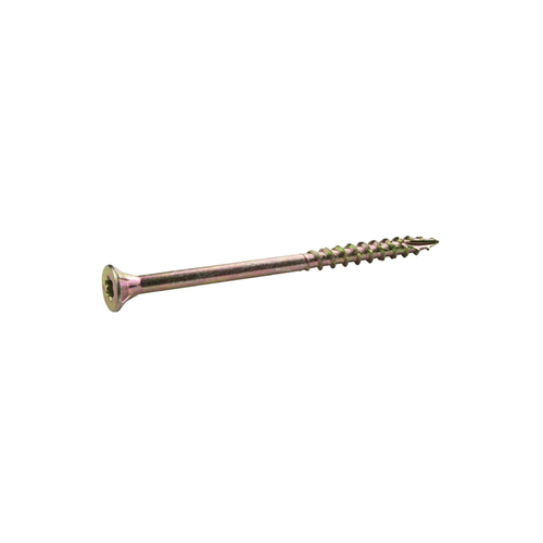 Construction Screws No. 9 S X 3" L Star Bugle Head 5 lb Yellow Zinc