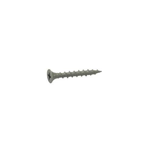 Grip-Rite PTN1S1 Exterior Screws No. 6 wire X 1" L Phillips Flat Head 1 lb Gray