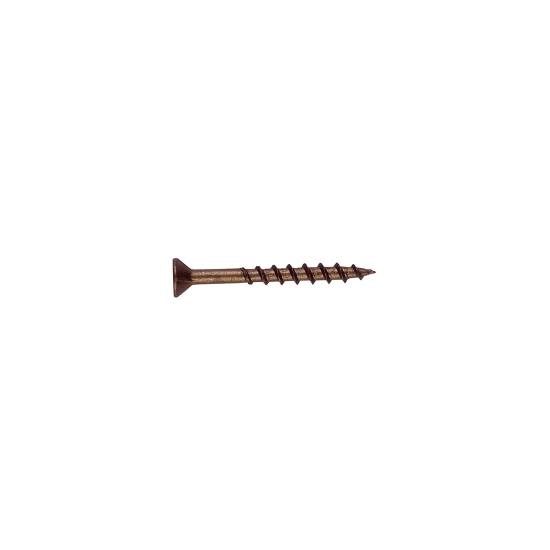 Grip-Rite 3GS1 Wood Screws No. 8 S X 3" L Phillips Zinc-Plated 1 lb Zinc-Plated