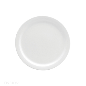ONEIDA F9000000119 BUFFALO CREAM WHITE PLATE NARROW RIM 6 1/2