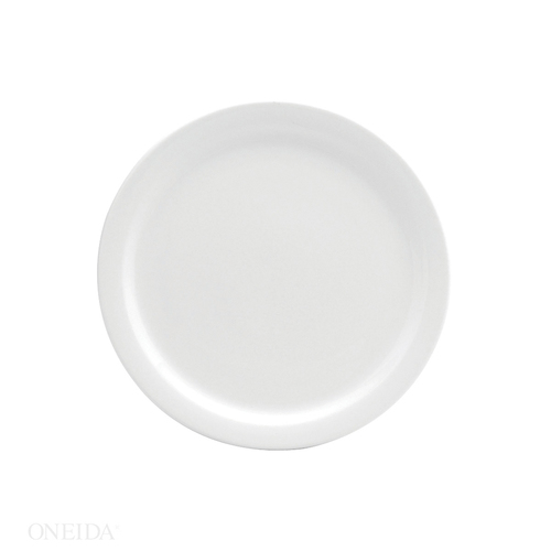 ONEIDA F9000000149 BUFFALO CREAM WHITE PLATE NARROW RIM 10 1/4