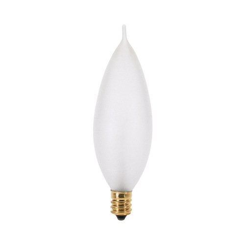 Satco S3763 Incandescent Bulb 60 W CA10 Chandelier E12 (Candelabra