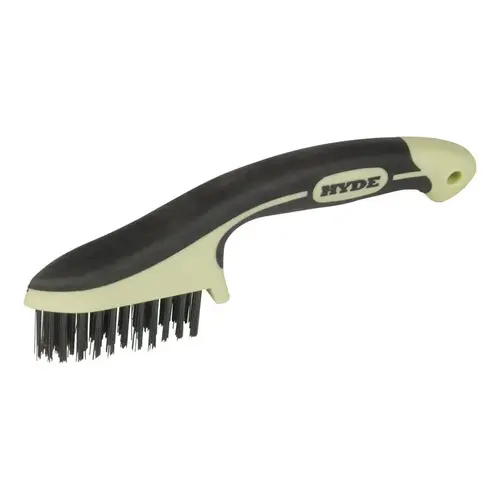 Wire Brush MAXXGRIP PRO 0.75" W X 8.75" L Carbon Steel