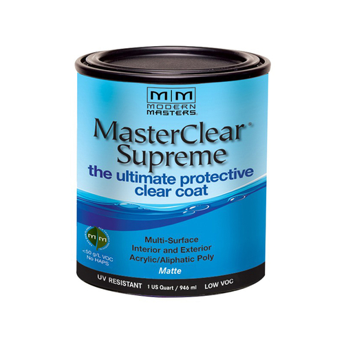 Protective Coating MasterClear Supreme Matte Clear Water-Based 1 qt Clear