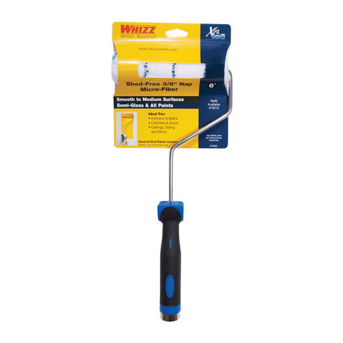 Whizz 72600 Paint Roller Frame and Cover Xtrasorb 6" W Mini Threaded End