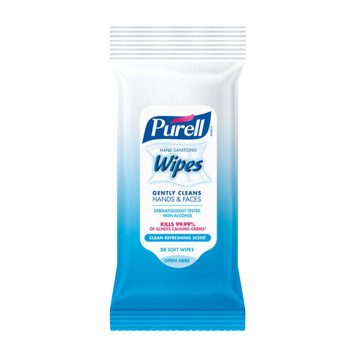 PURELL 9124-12-CMR Hand Sanitizing Wipes Fresh Scent Wipes 20 wipes