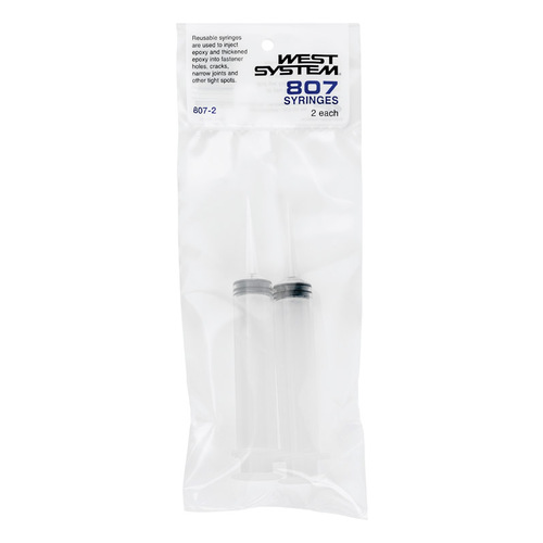 West System 807-2 Syringes Industrial Strength Plastic 4 oz Clear