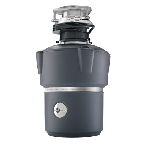 InSinkErator COVERCONTROLPLS Garbage Disposal Evolution Cover Control Plus 3/4 HP Intermittent Feed Gray