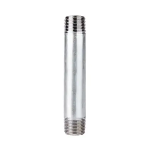 Nipple 1-1/2" MIP each X 1-1/2" D MIP in. Galvanized Steel 7" L Galvanized