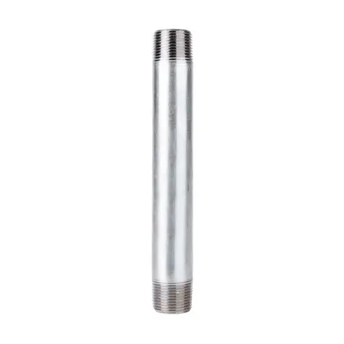 Nipple 1-1/2" MIP each X 1-1/2" D MIP in. Galvanized Steel 9" L Galvanized