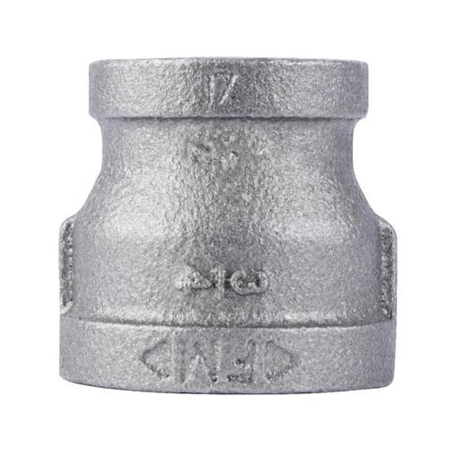 Reducing Coupling 1-1/4" FIP each T X 3/4" D FIP Galvanized Malleable Iron Galvanized