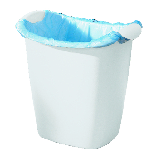 Rubbermaid FG238500WHT Wastebasket 3.5 gal White Plastic White