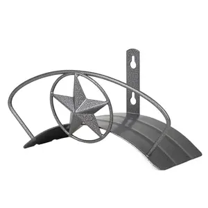 Yard Butler 125 ft. Gray Wall Mounted Hose Hanger Yard Butler 125 ft. Gray Wall Mounted Hose Hanger