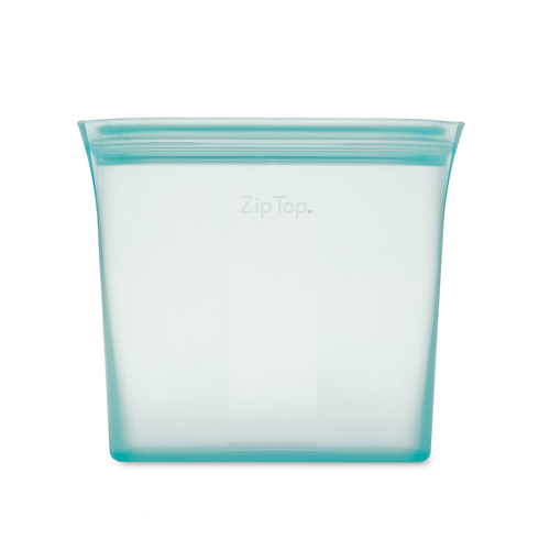 Zip Top Sandwich Bag, Teal, 24 Ounce