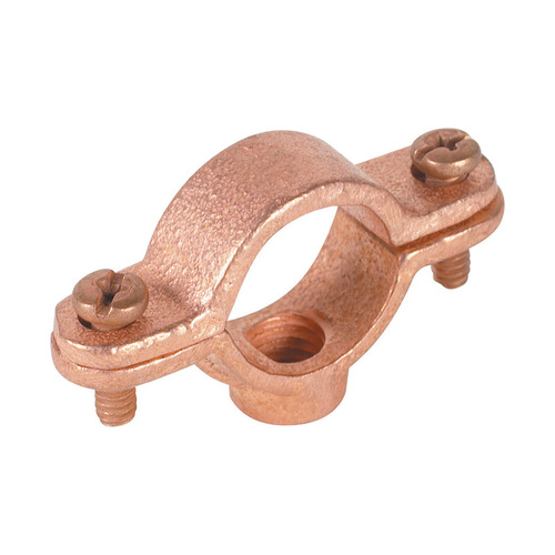 Split Ring Hanger 3/8" Copper Plated Malleable Iron Copper Plated - pack of 25