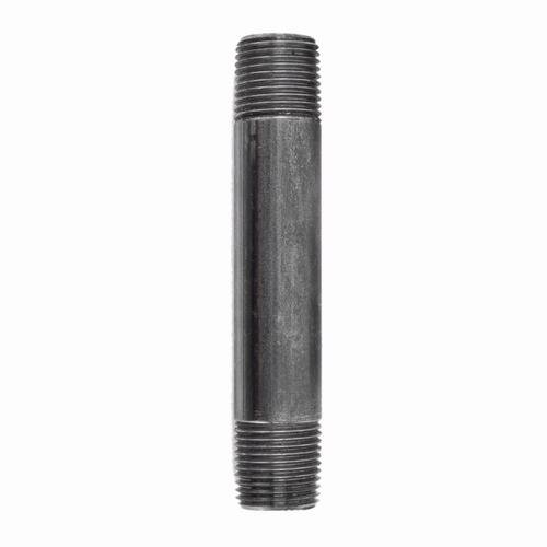 Nipple 1/8" MIP each T X 1/8" D MIP Black Steel 4-1/2" L Black - pack of 5