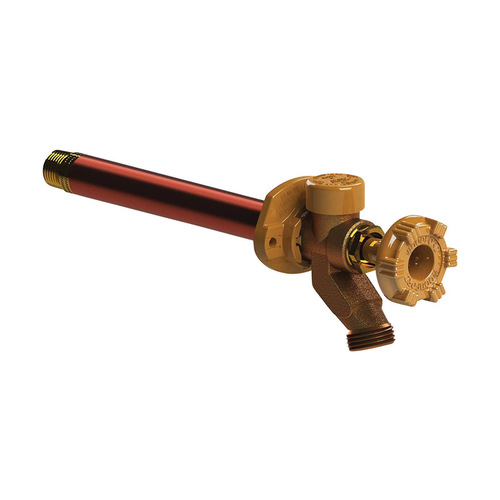 Freezeless Wall Faucet Model 17 1/2" MPT X 3/4" Sweat Anti-Siphon Brass Brass