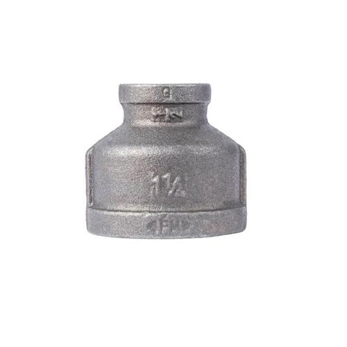 Reducing Coupling 1-1/4" FIP each X 1" D FIP Black Malleable Iron Black