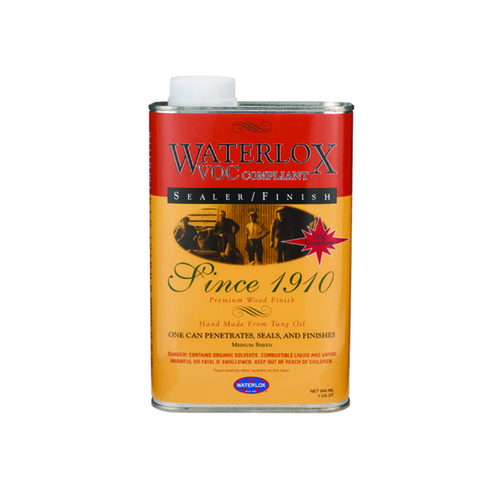 Waterlox TB 6038 25F Wood Finish Medium Clear Oil-Based 1 qt Clear