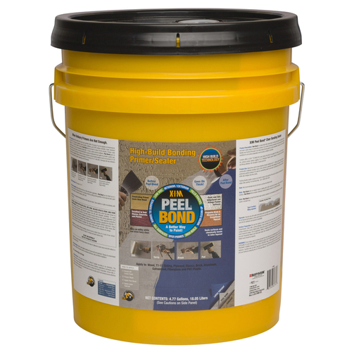 Primer and Sealer Peel Bond Clear Acrylic 5 gal Clear