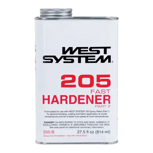 Fast Hardener Curing Agent Extra Strength Epoxy 27.5 oz Clear