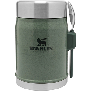 Stanley 10-09382-001 Food Jar with Spork 14 oz Hammertone Green BPA Free Hammertone  Green