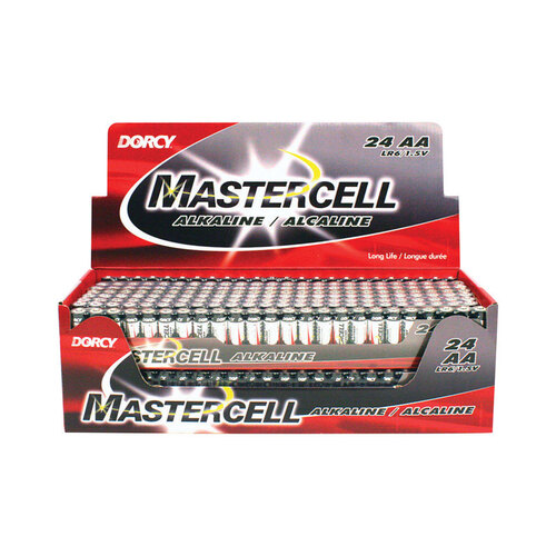 Dorcy 41-1631 Batteries Mastercell AA Alkaline 24 Sleeved