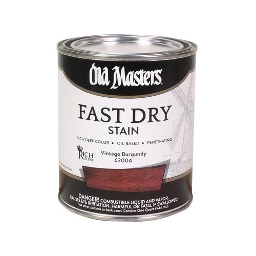 Old Masters 62004 Fast Dry Wood Stain SemiTransparent Vintage Burgundy
