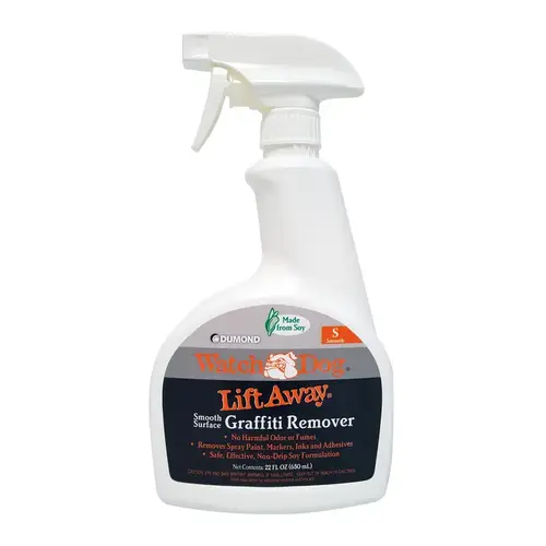 Dumond Chemicals 8216N-XCP4 Dumond Chemical Watch Dog Graffiti Remover, Smooth Surface, 22 Oz, Case Of 4 White