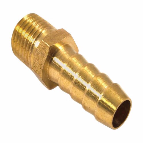 Forney 75359 Air Hose End Brass 1/4" Male X 3/8" Hose Barb