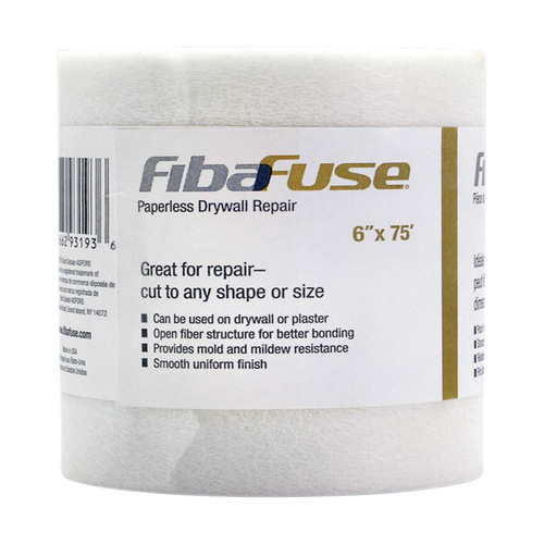 ADFORS FDW9018U Wall Repair Fabric FibaFuse 75 ft. L X 6" W Fiberglass